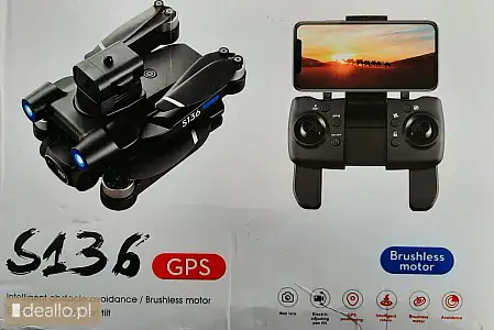 Polecam dobrej klasy  nowy -dron gps- eps uav s 136 4k full hd - POZNANIAK.NET