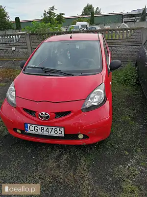 Toyota Aygo, samochód osobowy z 2007 roku, silnik  1,0 l, benzyna - I licytacja - [eLicytacje] - POZNANIAK.NET