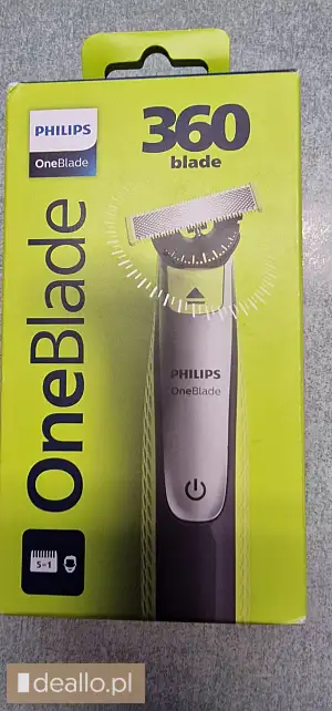 [elicytacje] i licytacja - męska golarkę hybrydowa philips oneblade 360 face - POZNANIAK.NET
